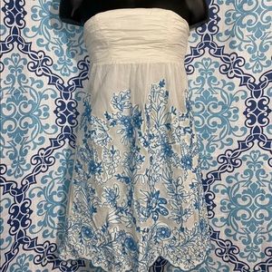 Anthropologie Vanessa Virginia Strapless Dress